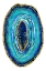 Picture of TURQUOISE AND BLUE GEODE