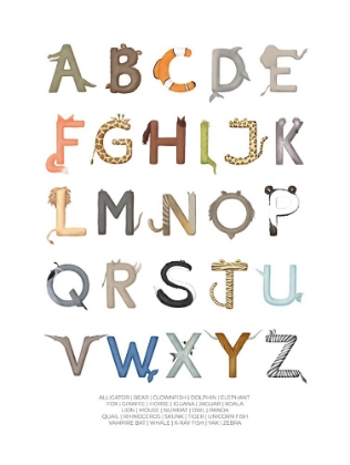 Picture of ANIMAL LETTERS ABC