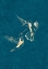 Picture of GOLD HUMMINGBIRD LINE ART SILHOUETTES 3