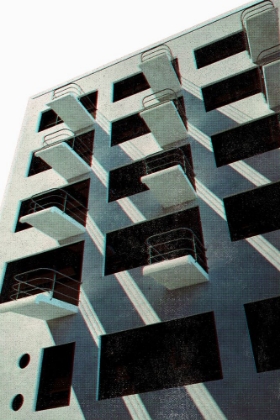 Picture of BAUHAUS DESSAU ARCHITECTURE IN VINTAGE MAGAZINE STYLE VI