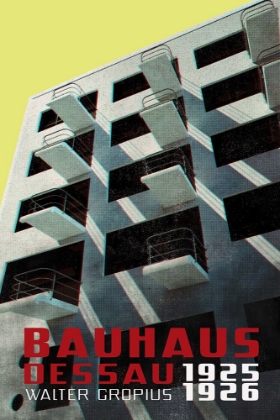 Picture of BAUHAUS DESSAU ARCHITECTURE IN VINTAGE MAGAZINE STYLE VIII