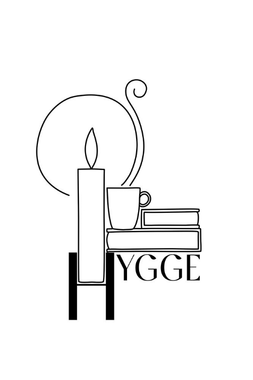 Picture of HYGGE LINE ART ILLUSTRATION