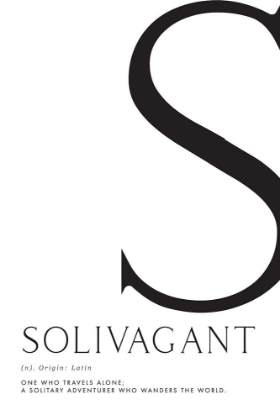 Picture of SOLIVAGANT DEFINITION TYPOGRAPHY ART