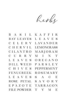 Picture of LIST OF HERBS