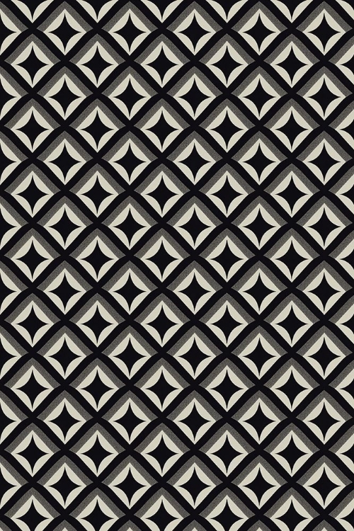 Picture of BLACK AND WHITE TILE PATTERN