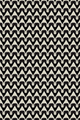 Picture of BLACK AND WHITE ZIG ZAG PATTERN