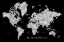 Picture of BAIBAH WORLD MAP WITH CITIES - WANDERLUST