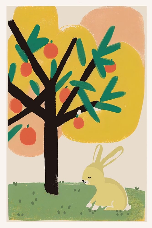 Picture of BUNNY UNDER APPLE TREE