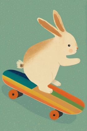 Picture of BUNNY ON SKATEBOARD
