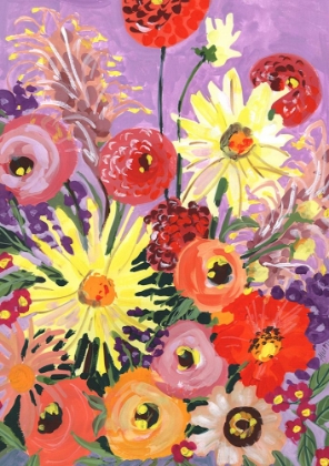 Picture of SUNNY ASTERS AND ANEMONES