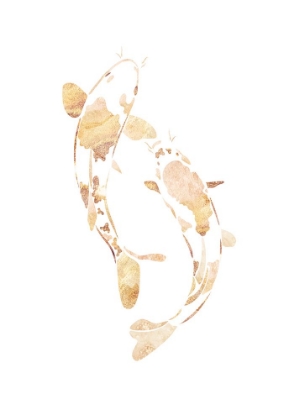 Picture of GOLD KOI FISH SILHOUETTES