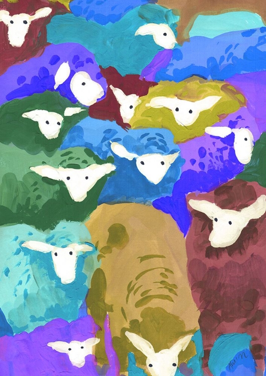 Picture of COLORFUL SHEEP COCKTAIL SEASIDE
