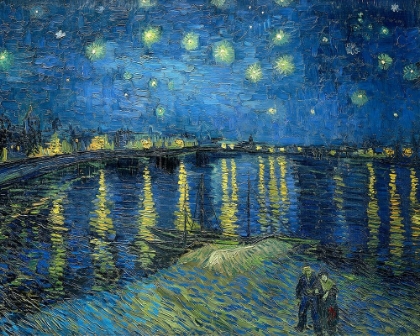 Picture of THE STARRY NIGHT OVER THE RHONE