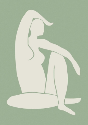 Picture of FIGURE MATISSE STYLE GREEN