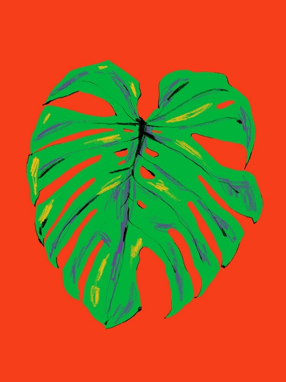 Picture of MONSTERA LEAF RED