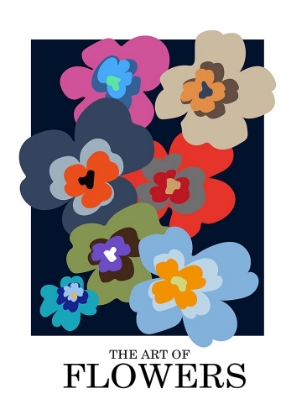 Picture of THE ART OF FLOWERS BLUE