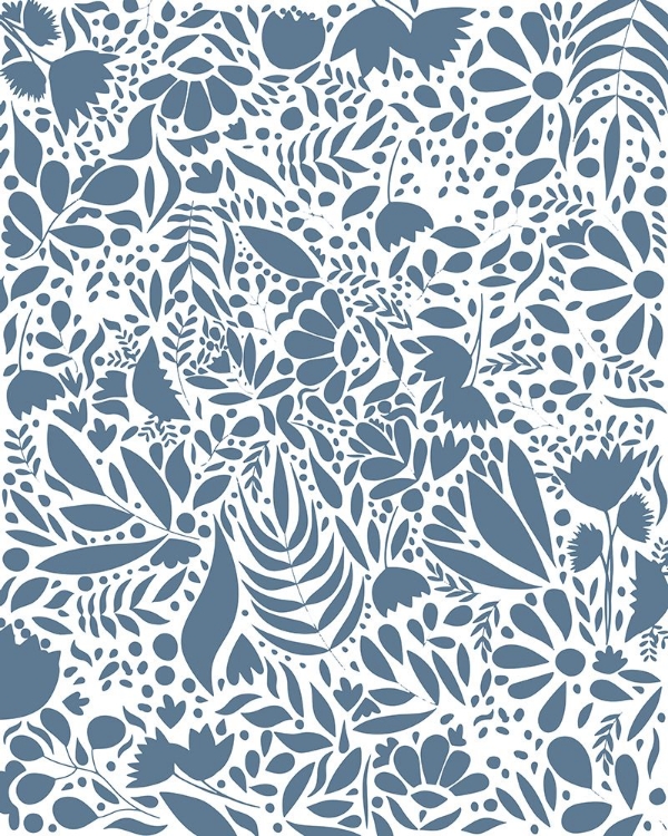 Picture of SCANDI BLUE WHITE PATTERN 2