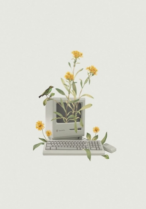 Picture of FLORAL VINTAGE COMPUTER