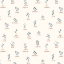 Picture of WILDFLOWERS GOLD WORDS PATTERN V2