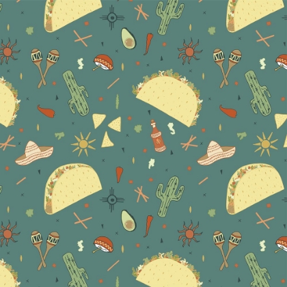 Picture of TACO TUESDAY PATTERN