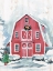 Picture of MERRY CHRISTMAS BARN