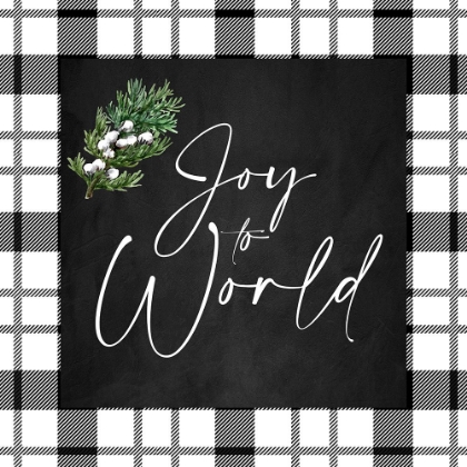 Picture of JOY TO THE WORLD PLAID