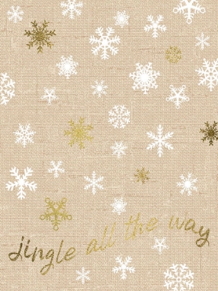 Picture of BURLAP LACE GOLD XMAS 2