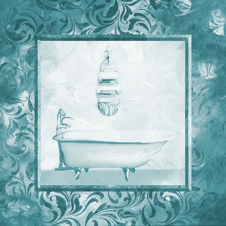 Picture of CALM TEAL VINTAGE BATH