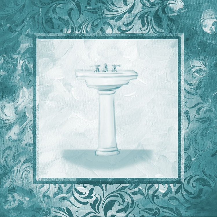 Picture of CALM TEAL VINTAGE SINK