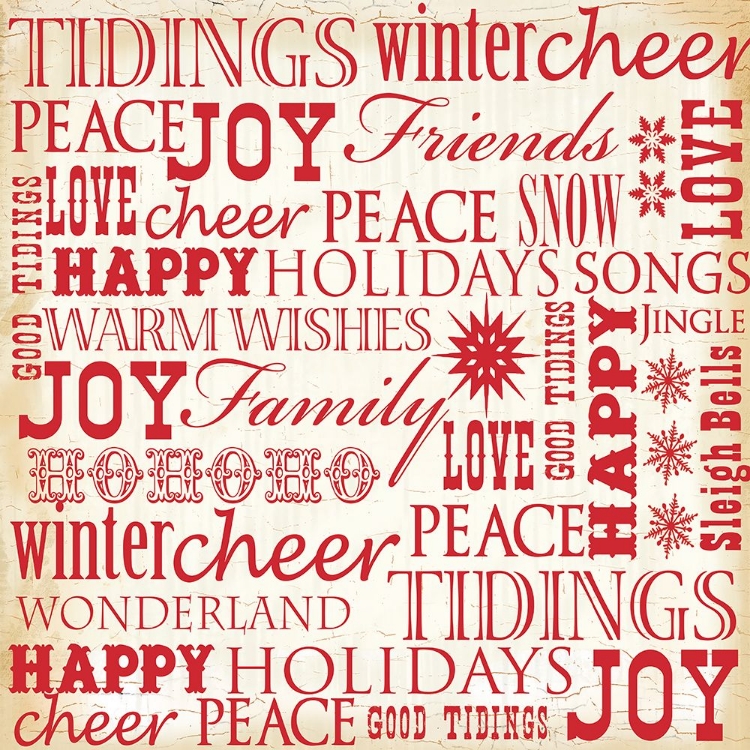 Picture of HOLIDAY TYPOGRAPHY 1