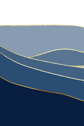 Picture of NAVY GOLD LANDSCAPE 1