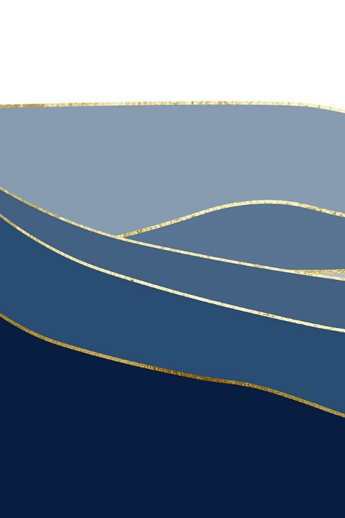 Picture of NAVY GOLD LANDSCAPE 1