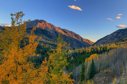 Picture of AUTUMN SUNSET-ROCKY MOUNTAIN STYLE