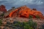 Picture of A GLOWING ROCK AT SUNSET