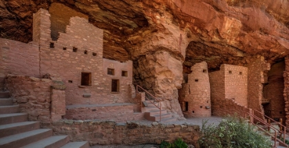 Picture of CLIFF DWELLINGS IN MANITOU SPRINGS COLORADO