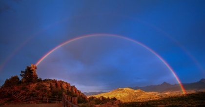 Picture of DOUBLE RAINBOW OVER MOUNT SNEFFELS 2