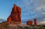 Picture of WATCHFUL TOWERS AT SUNSET