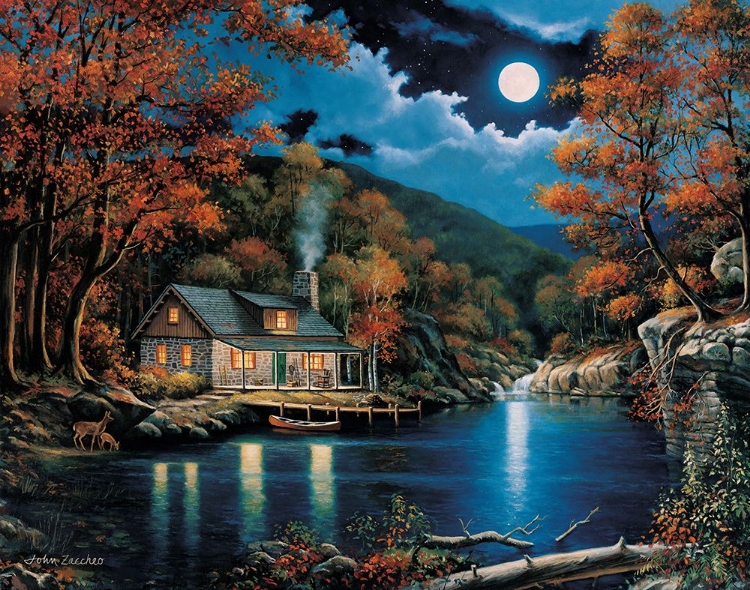 Picture of CABIN BY THE LAKE