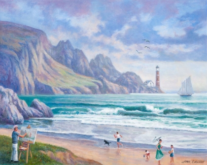 Picture of PAINTING BY THE SEASIDE