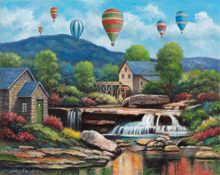 Picture of SPRING BALLOONS OVER THE MILL