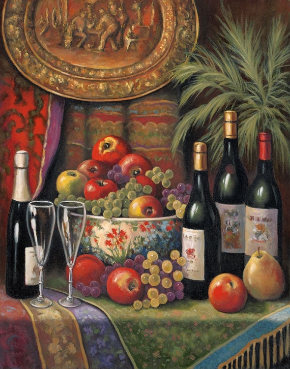 Picture of WINE AND FLORAL 1