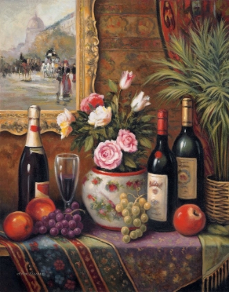 Picture of WINE AND FLORAL 3