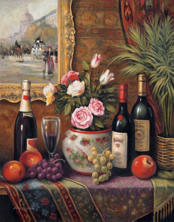 Picture of WINE AND FLORAL 3