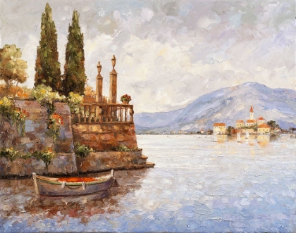 Picture of EVENING LIGHT ON LAKE COMO