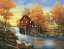 Picture of AUTUMN SUNSET AT THE OLD MILL