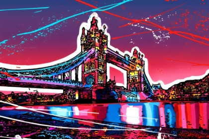 Picture of C001 COLORFUL CITYVIEW TOWER BRIDGE LONDON