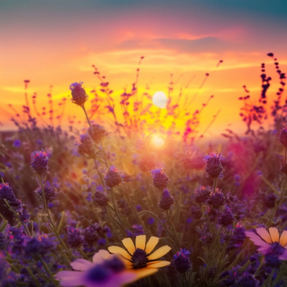 Picture of H005 FLOWERING FIELDS