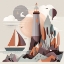 Picture of MID CENTURY COASTAL SCENES 14