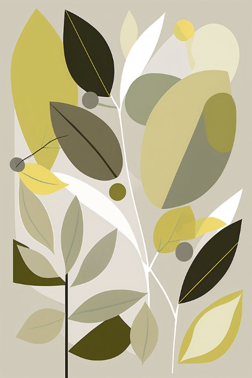 Picture of MID CENTURY NATURE GREEN 14