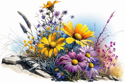 Picture of WATERCOLOR WILDFLOWERS 2